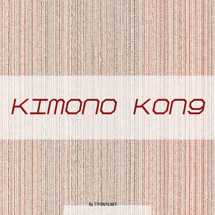 Kimono Kong example